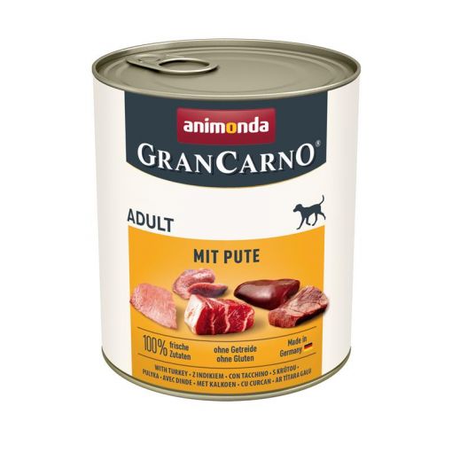 Animonda Dog GranCarno Adult mit Pute 800g (Menge: 6 je Bestelleinheit)