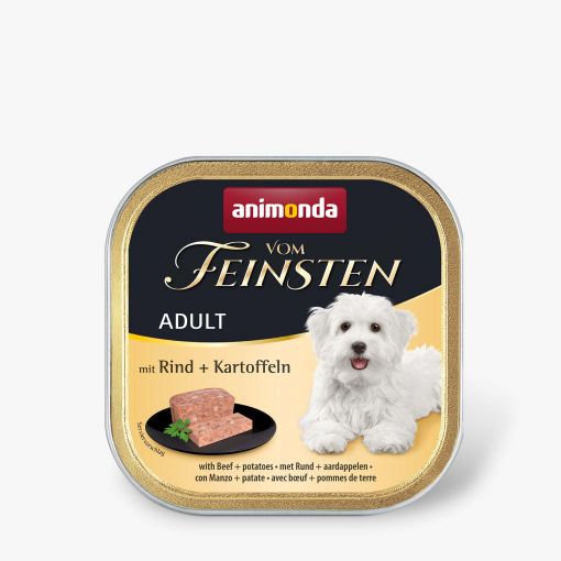 Animonda Dog vom Feinsten Adult mit Rind & Kartoffeln 150g (Menge: 22 je Bestelleinheit)