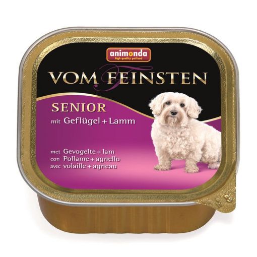 Animonda Dog vom Feinsten Senior Geflügel & Lamm 150g (Menge: 22 je Bestelleinheit)