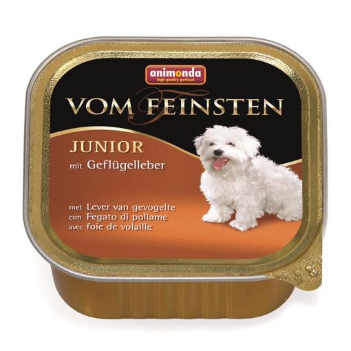 Animonda Dog vom Feinsten Junior mit Geflügelleber 150g (Menge: 22 je Bestelleinheit)