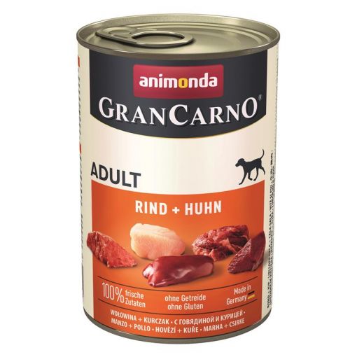 Animonda GranCarno Adult Rind & Huhn 400g (Menge: 6 je Bestelleinheit)