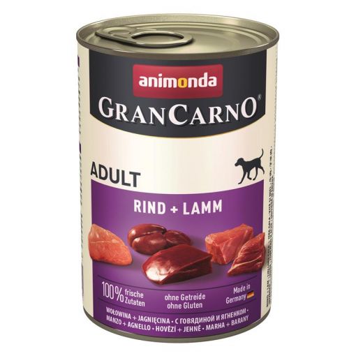 Animonda Dog GranCarno Adult Rind & Lamm 400g (Menge: 6 je Bestelleinheit)