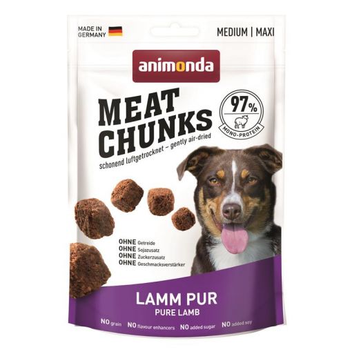 Animonda Snack Meat Chunks Lamm pur 80g (Menge: 6 je Bestelleinheit)