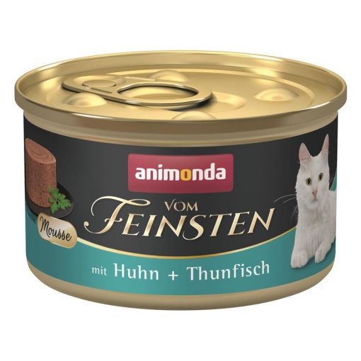 Animonda Cat vom Feinsten Adult Mousse Huhn & Thunfisch 85g (Menge: 12 je Bestelleinheit)