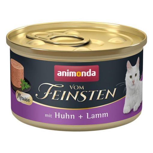 Animonda Cat vom Feinsten Adult Mousse Huhn & Lamm 85 g (Menge: 12 je Bestelleinheit)