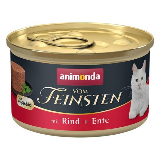 Animonda Cat vom Feinsten Adult Mousse Rind & Ente 85g (Menge: 12 je Bestelleinheit)