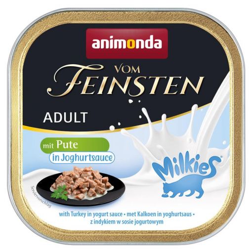 Animonda Cat vom Feinsten Adult Milkies Pute in Joghurtsauce 100g (Menge: 32 je Bestelleinheit)