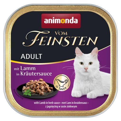 Animonda Cat vom Feinsten Adult Lamm in Kräutersauce 100g (Menge: 32 je Bestelleinheit)