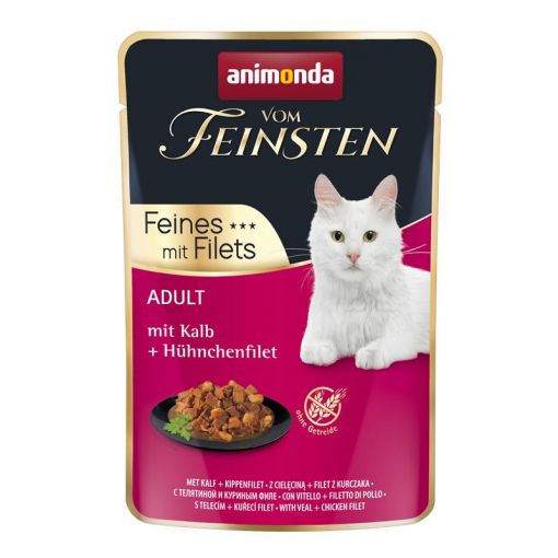 Animonda Cat vom Feinsten Adult Kalb & Hühnchenfilet 85g (Menge: 18 je Bestelleinheit)