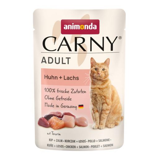 Animonda Carny Adult Huhn & Lachs 85 g (Menge: 12 je Bestelleinheit)