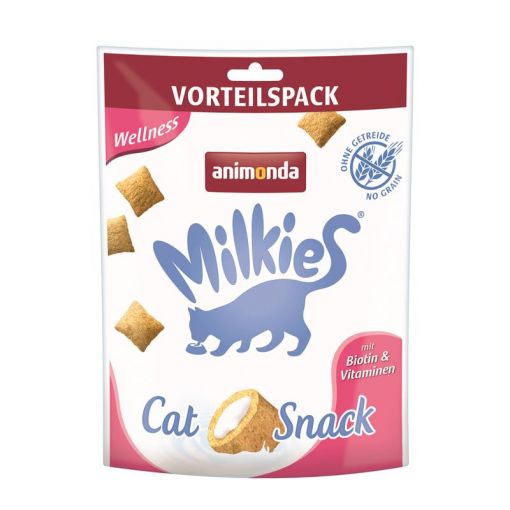 Animonda Snack Milkie Knusperkissen Wellness 120g (Menge: 6 je Bestelleinheit)