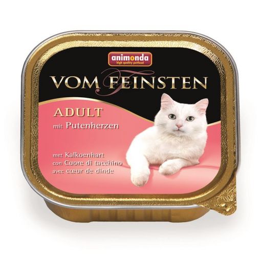 Animonda vom Feinsten Adult Putenherzen 100g (Menge: 32 je Bestelleinheit)