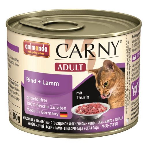 Animonda Cat Carny Adult Rind & Lamm 200g (Menge: 6 je Bestelleinheit)