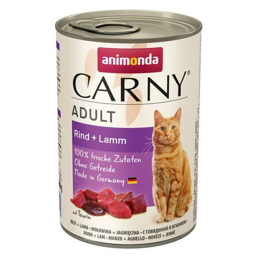 Animonda Cat Carny Adult Rind & Lamm 400g (Menge: 6 je Bestelleinheit)