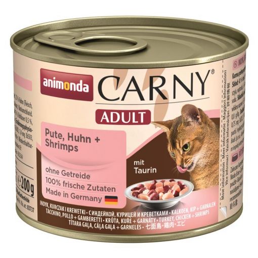 Animonda Carny Adult Pute, Huhn & Shrimps 200g (Menge: 6 je Bestelleinheit)