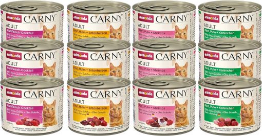 Animonda Cat Carny Adult Mixpaket 2 Kräftige Variation 12x200g