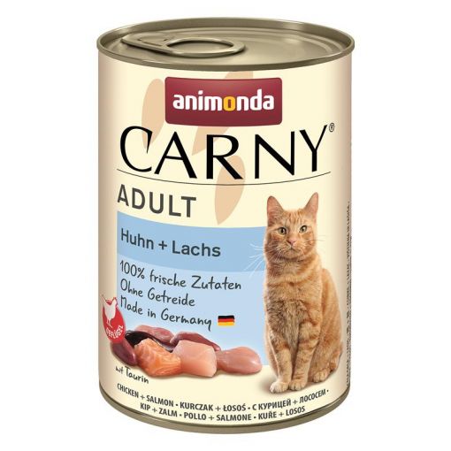 Animonda Cat Carny Adult Huhn & Lachs 400g (Menge: 6 je Bestelleinheit)