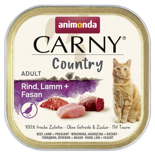 Animonda Carny Country Adult Rind, Lamm & Fasan 100g (Menge: 32 je Bestelleinheit)