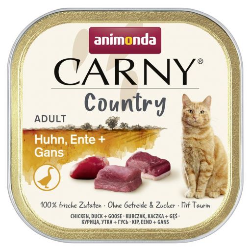 Animonda Carny Country Adult Huhn, Ente & Gans 100g (Menge: 32 je Bestelleinheit)