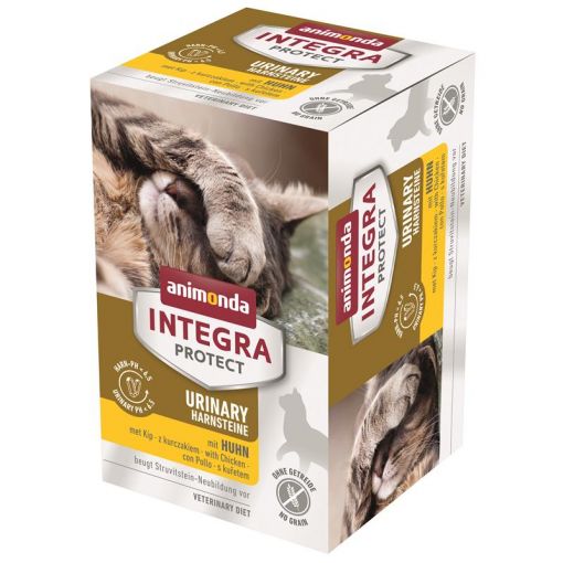 Animonda Integra Protect Adult Urinary Struvitstein mit Huhn 6 x 100g