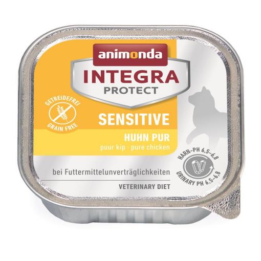 Animonda Cat Integra Protect Sensitive mit Huhn pur 100g (Menge: 16 je Bestelleinheit)