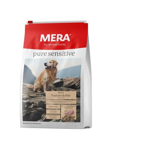 Mera Dog Pure Sensitive Senior Truthahn & Reis 1kg