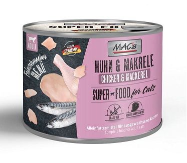 MACs Cat Feinschmecker Huhn & Makrele 200g (Menge: 6 je Bestelleinheit)