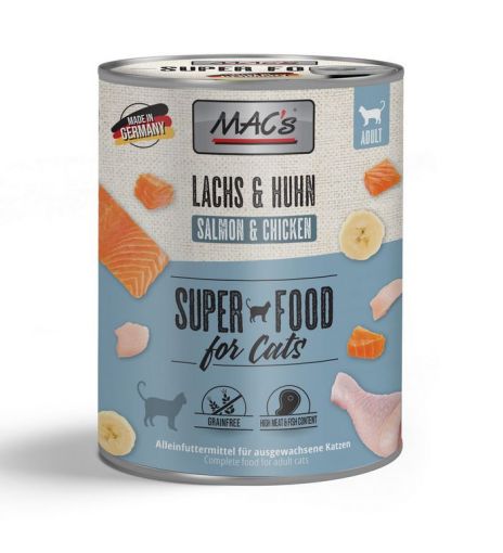 MACs Cat Lachs & Hühnchen  800g (Menge: 6 je Bestelleinheit)