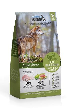 Tundra Dog Large Breed Pute, Huhn & Hering 11,34kg