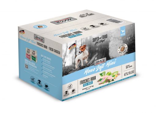 MACs Dog Mono Soft Mini Frisches Huhn 12 kg