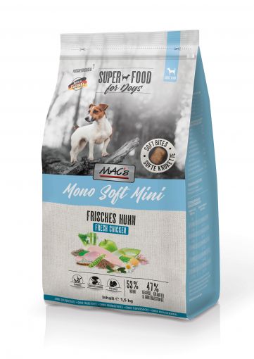 MACs Dog Mono Soft Mini Frisches Huhn 1,5kg