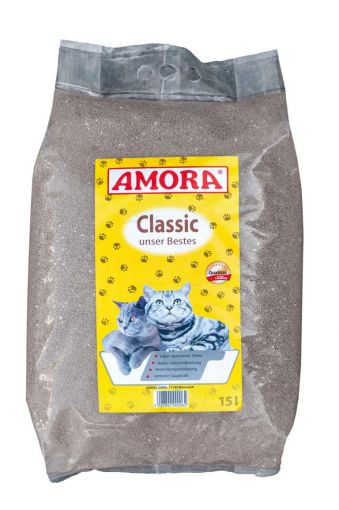 AMORA Katzenstreu Classic unser Bestes 15 Liter