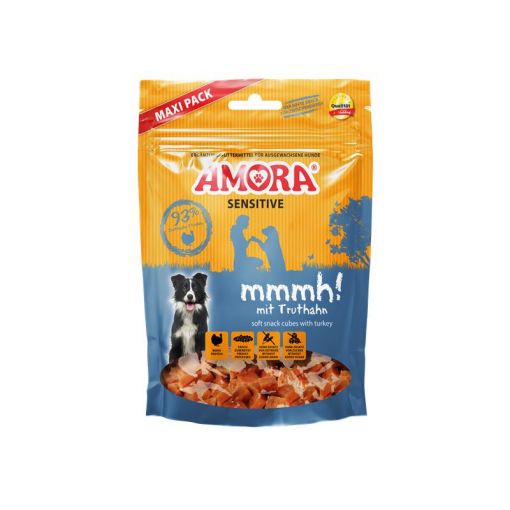 AMORA Dog Snack Sensitive mmmh! Mit Truthahn 350g