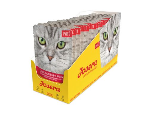 Josera Cat Paté Gulasch vom Rind & Huhn 85 g (Menge: 16 je Bestelleinheit)