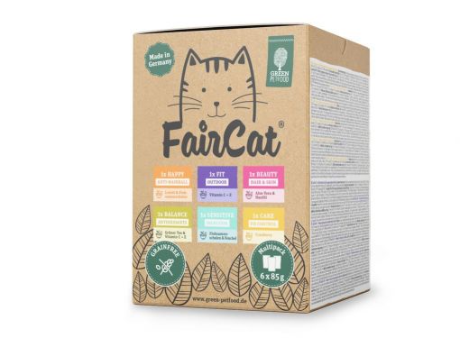 Green Petfood FairCat Multipack 6x85g