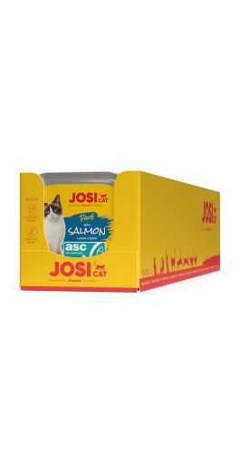 JosiCat Paté ASC Salmon 100g (Menge: 32 je Bestelleinheit)