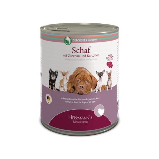 Herrmanns Dog Sensibel Schaf, Zucchini, Petersilienwurzel &amp; Kartoffeln 400g