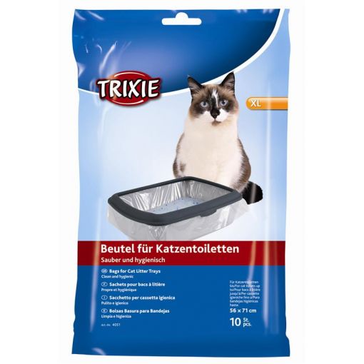 Trixie Katzentoilettenbeutel, XL: bis 56 × 71 cm, 10 St.