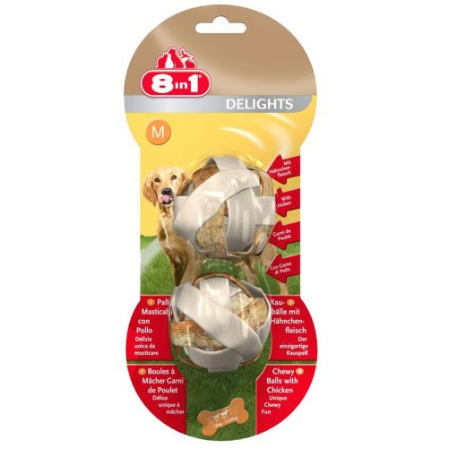 8in1 Delights Balls Chicken M