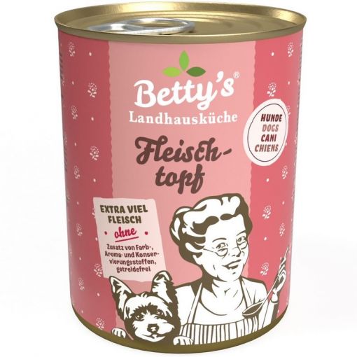 Bettys Landhausküche Hund Dose Fleischtopf 400 g (Menge: 6 je Bestelleinheit)