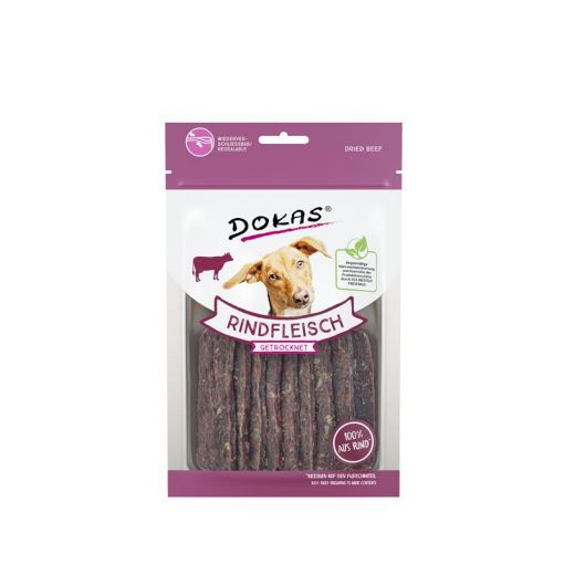 Dokas Dog Rindfleisch getrocknet 70 g (Menge: 12 je Bestelleinheit)