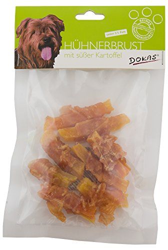 Dokas Dog Hühnerbrust mit Süßkartoffel 70 g (Menge: 10 je Bestelleinheit)