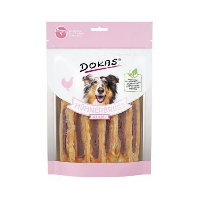 Dokas Dog Hühnerbrust mit Leber 220 g (Menge: 8 je Bestelleinheit)