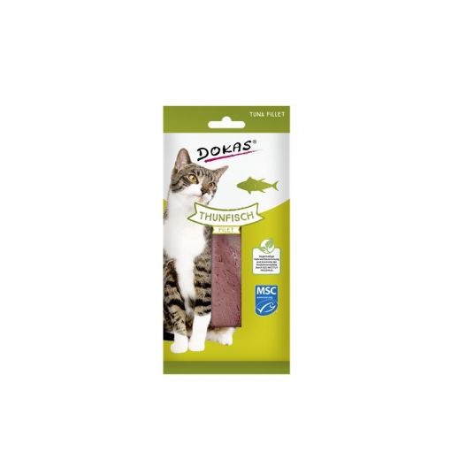 Dokas Cat Snack 100% delikates Thunfischfilet 22g (Menge: 9 je Bestelleinheit)