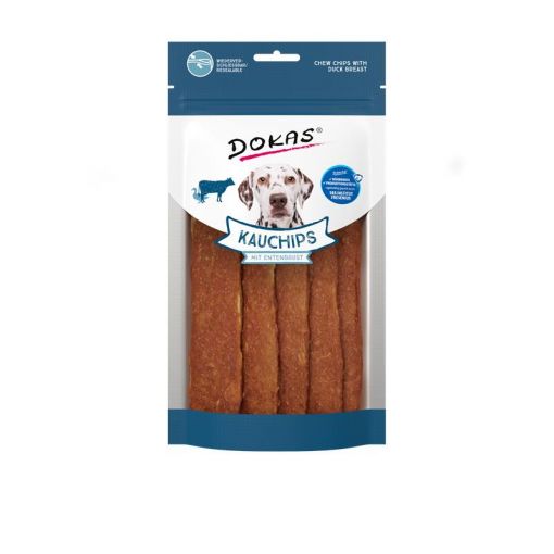 Dokas Dog Kauchips Entenbrust 175 g (Menge: 5 je Bestelleinheit)