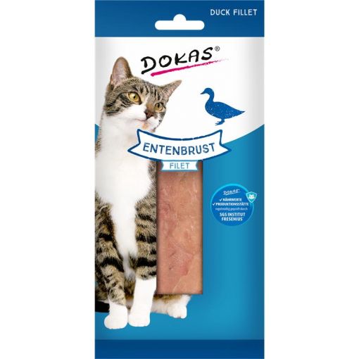 Dokas Cat Snack Entenbrust Filet 22 g (Menge: 9 je Bestelleinheit)