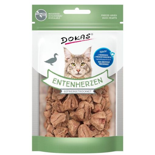 Dokas Cat Entenherzen gefriergetrocknet 15g (Menge: 6 je Bestelleinheit)