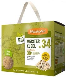 Welzhofer Bird Meisterkugeln No. 34 ohne Schalen BIO 1 x (30x100g) ohne Netz