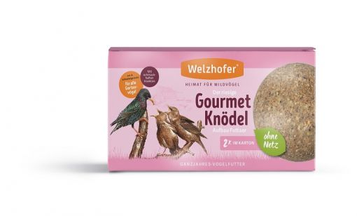 Welzhofer Bird Gourmetknödel Der Riesige Aufbaufutter 2x500g ohne Netz (Menge: 6 je Bestelleinheit)