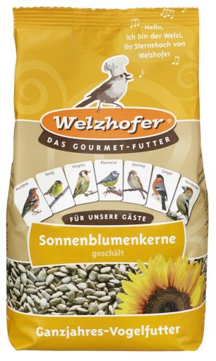 Welzhofer Bird Sonnenblumenkerne geschält 1kg (Menge: 8 je Bestelleinheit)